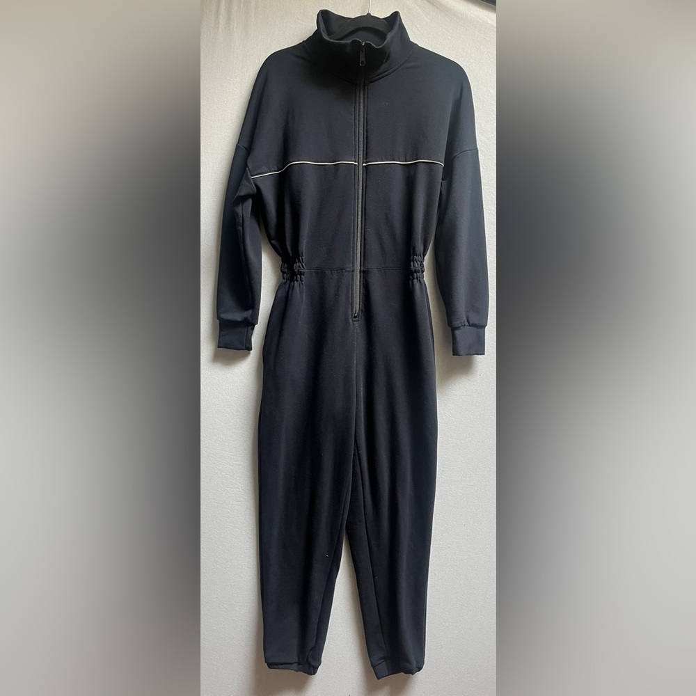 Smash Tess Mock Neck Long Sleeve Jumpsuit Romper M